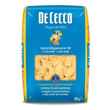 DeCecco Rigatoni #24 Pasta, Italy - 500G