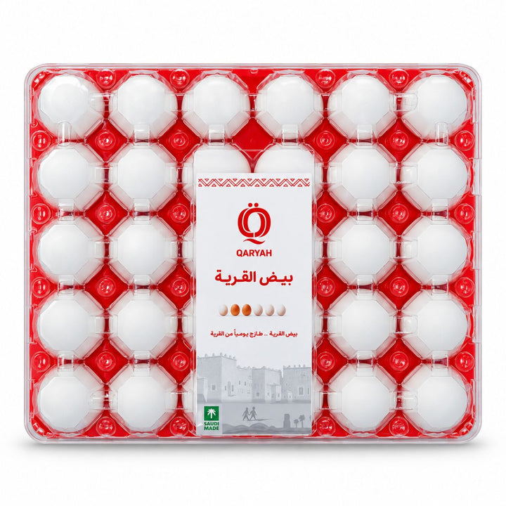 Qaryah Large Fresh Eggs - 12 X 30PC | Addtocart Dubai UAE