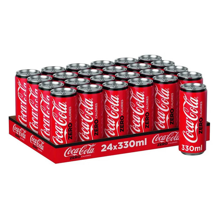 Coca Cola Zero Soft Drink, UAE - 24 X 330ML | Addtocart Dubai UAE