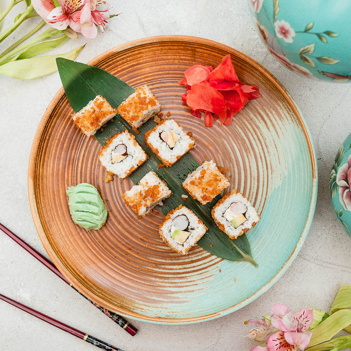 Pink gari shoga sushi garnish UAE