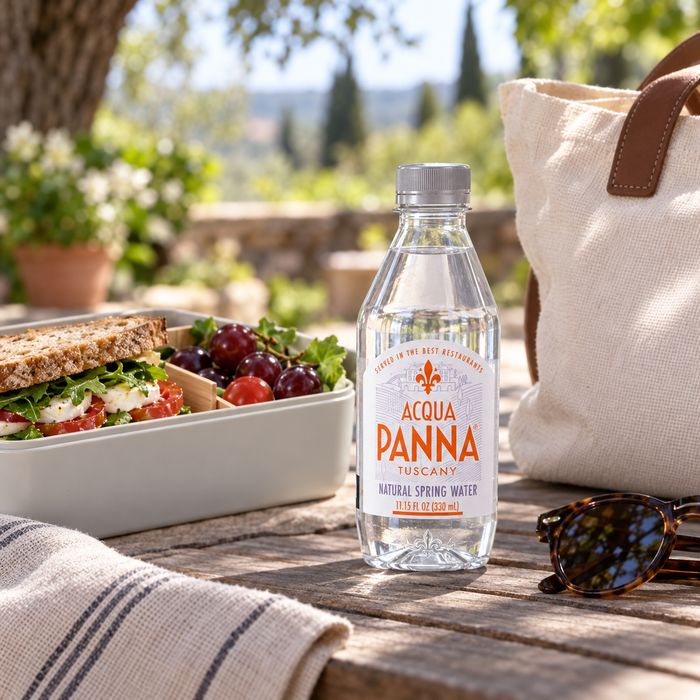 Acqua Panna Outdoor picnic setting - illustrative supporting image