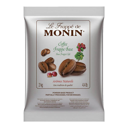 Monin Coffee Frappe Base Powder - 2KG front product image | SKU BEVR-705011