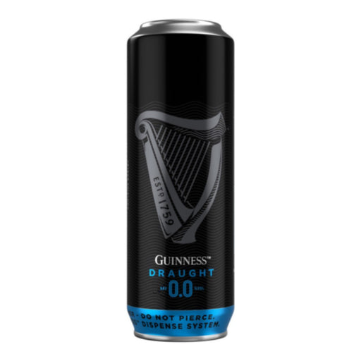 Guinness Draught 0.0% MicroDraught, Ireland - 1 x 558ML front product image | SKU BEVR-733313
