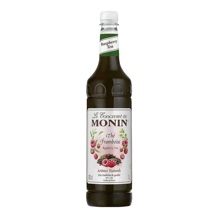 Monin Raspberry Tea Syrup - 1LTR front product image | SKU BREK-358217