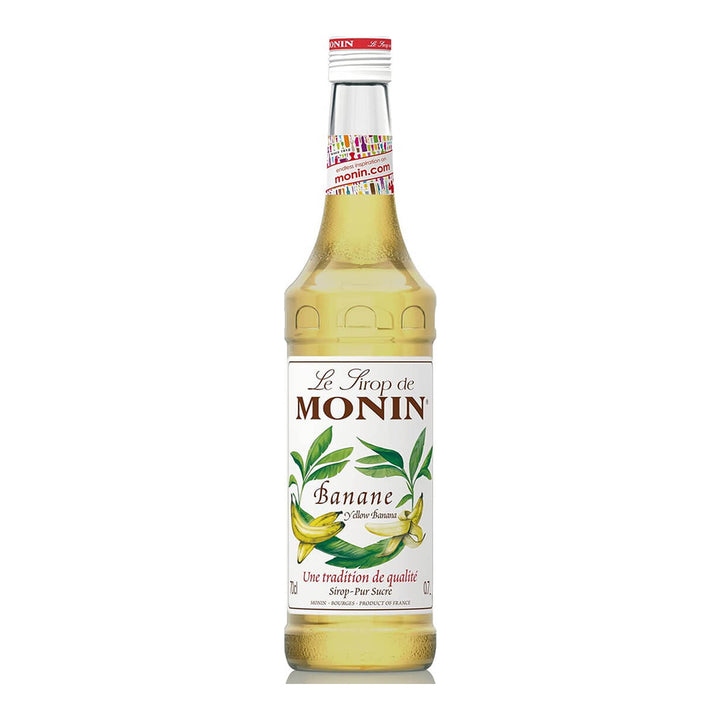 Monin Yellow Banana Syrup - 700ML front product image | SKU BREK-358240