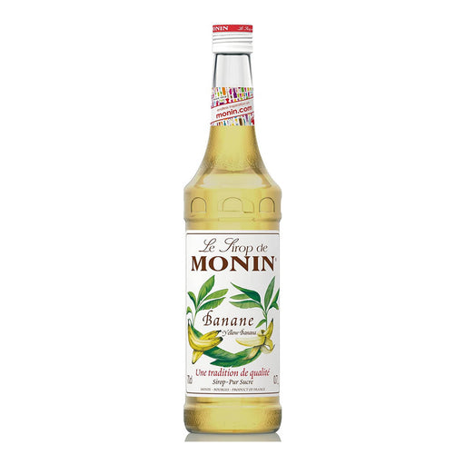 Monin Yellow Banana Syrup - 700ML front product image | SKU BREK-358240