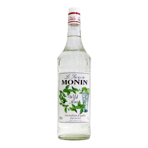 Monin Wild Mint Syrup - 1LTR front product image | SKU BREK-358267