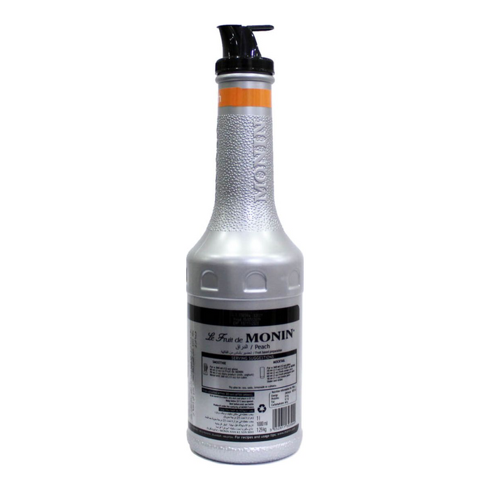 Monin Peach Fruit Mix Puree - 1LTR back