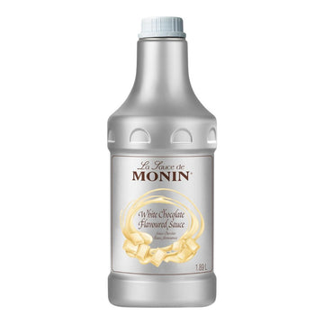 Monin White Chocolate Sauce - 1.89LTR