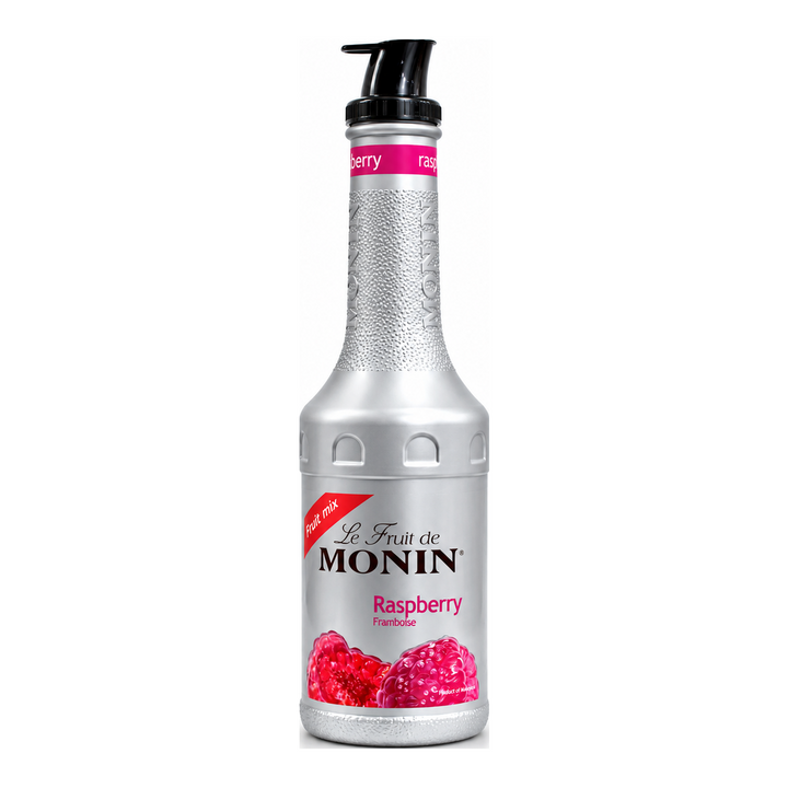 Monin Raspberry Fruit Mix Puree - 1LTR front