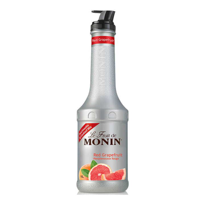 Monin Red Grapefruit Fruit Mix Puree - 1LTR front product image | SKU BREK-358320