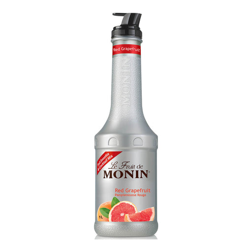Monin Red Grapefruit Fruit Mix Puree - 1LTR front product image | SKU BREK-358320