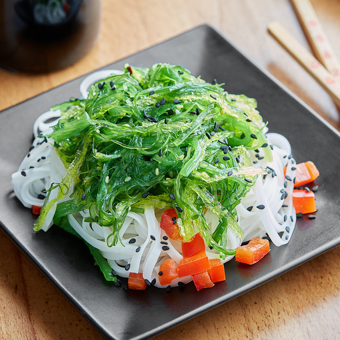 Green Japanese seaweed salad UAE