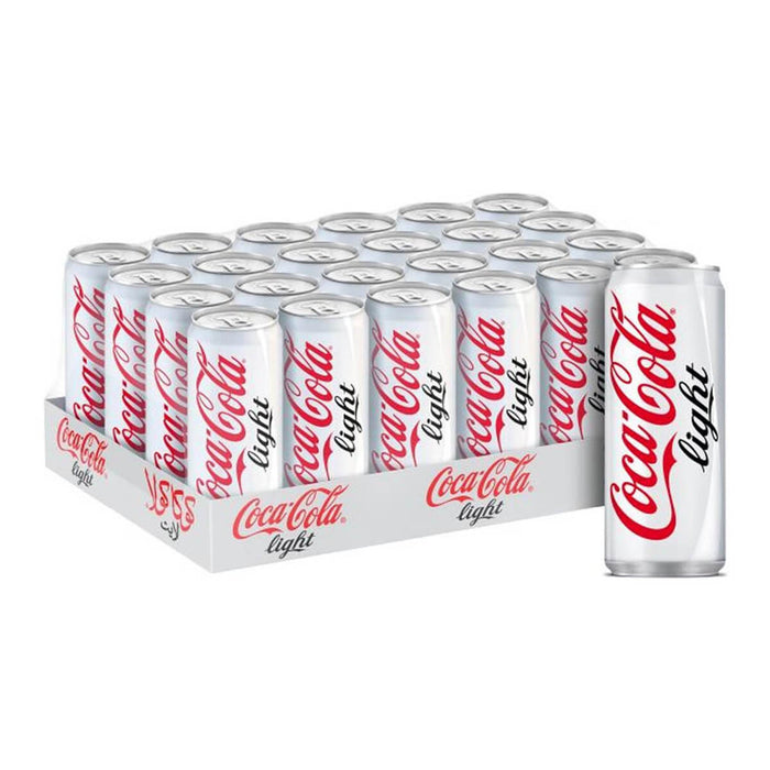 Coca Cola Light Soft Drink, UAE - 24 X 300ML | Addtocart Dubai UAE