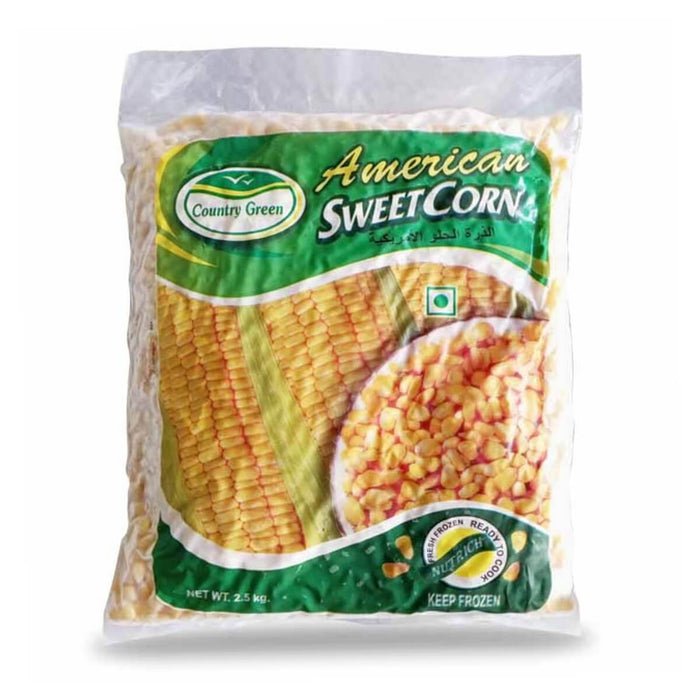 Country Greens Sweet Corn Kernels, Frozen - 2.5KG | Addtocart Dubai UAE