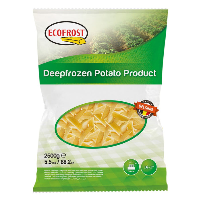 Ecofrost Potato Wedges, Belgium - 4 X 2.5KG | Addtocart Dubai UAE