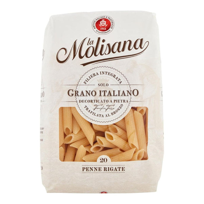 La Molisana Penne Rigate No.20 Pasta, Italy - 500G | Addtocart Dubai UAE
