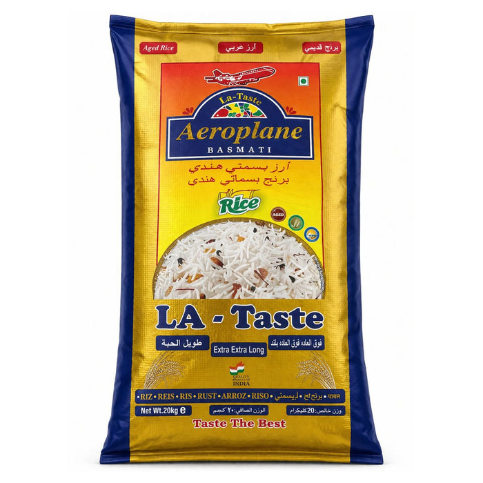 Aeroplane Basmati Rice Blue XXXL - 20KG | Addtocart Dubai UAE