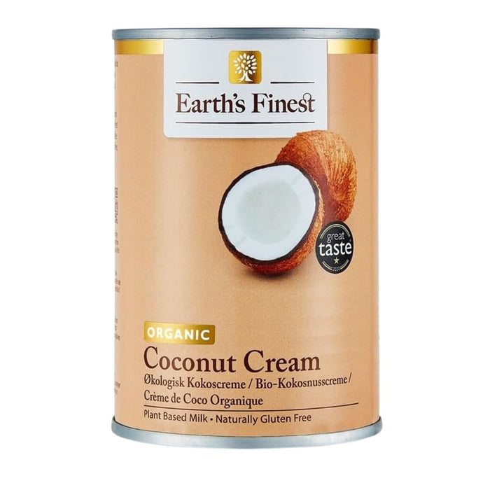 Earth's Finest Organic Coconut Cream, Sri Lanka - 400ML | Addtocart Dubai UAE