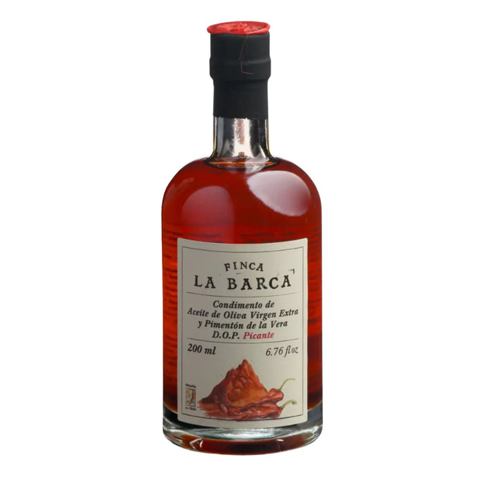 Finca La Barca Paprika Hot Smoked Flavor Extra Virgin Olive Oil, Spain - 200ML | Addtocart Dubai UAE