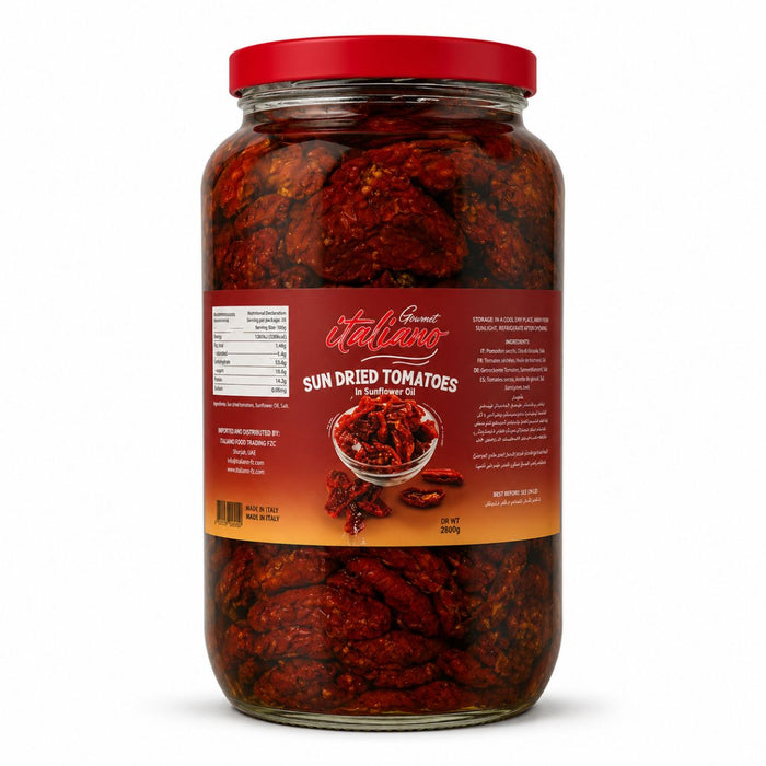 Gourmet Italiano Sun Dried Tomatoes 2.85KG | Addtocart Dubai UAE