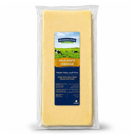 Huddington White Cheddar Cheese Block, Approx Weight - 5KG | Addtocart Dubai UAE