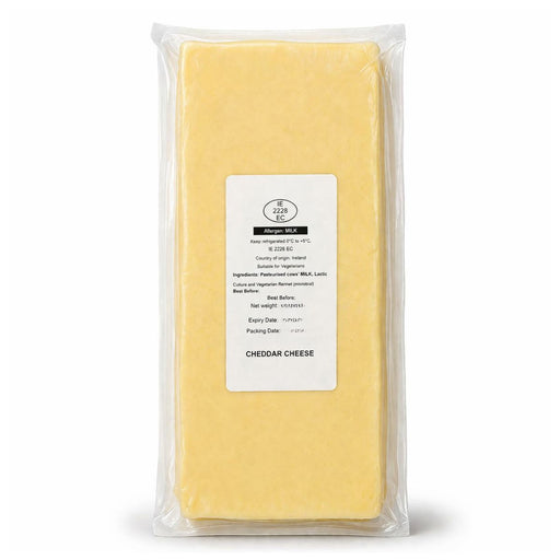 Huddington White Cheddar Cheese Block, Approx Weight - 5KG — additional view | Addtocart Dubai UAE