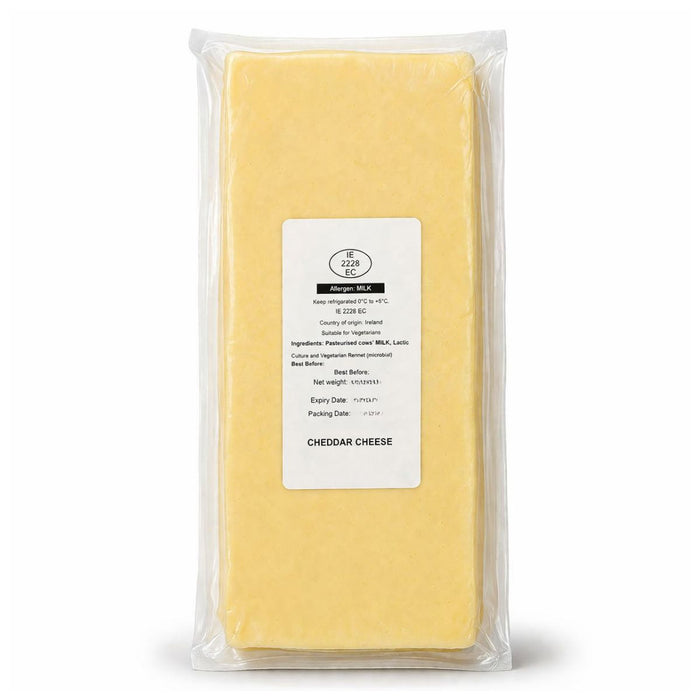 Huddington White Cheddar Cheese Block, Approx Weight - 5KG — additional view | Addtocart Dubai UAE