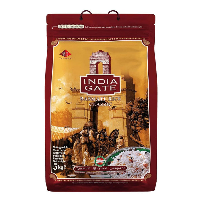 India Gate Classic Basmati Rice, India - 5KG | Addtocart Dubai UAE
