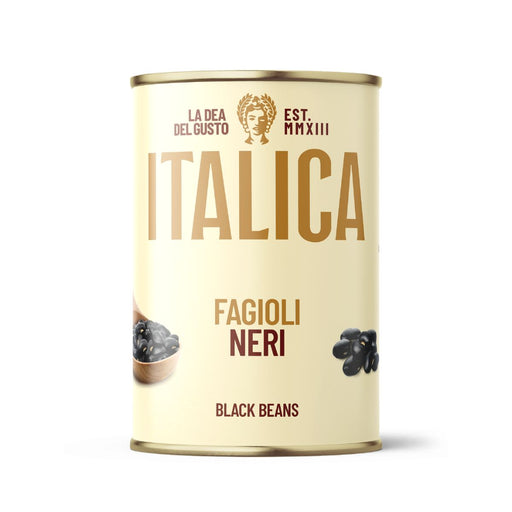 Italica Black Beans, Easy Open Can, Italy - 400G | Addtocart Dubai UAE