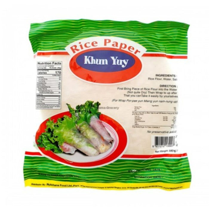 Khun Yuy Rice Paper, 22CM - 375G | Addtocart Dubai UAE