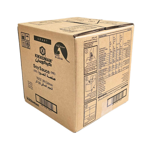 Kikkoman Soy Sauce 0% Made in Japan 10LTR front pack shot UAE
