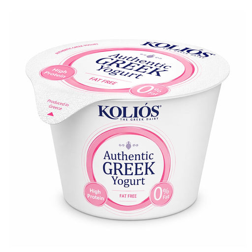 Kolios Authentic Greek Strained Yoghurt 0% - 6 X 150G | Addtocart Dubai UAE