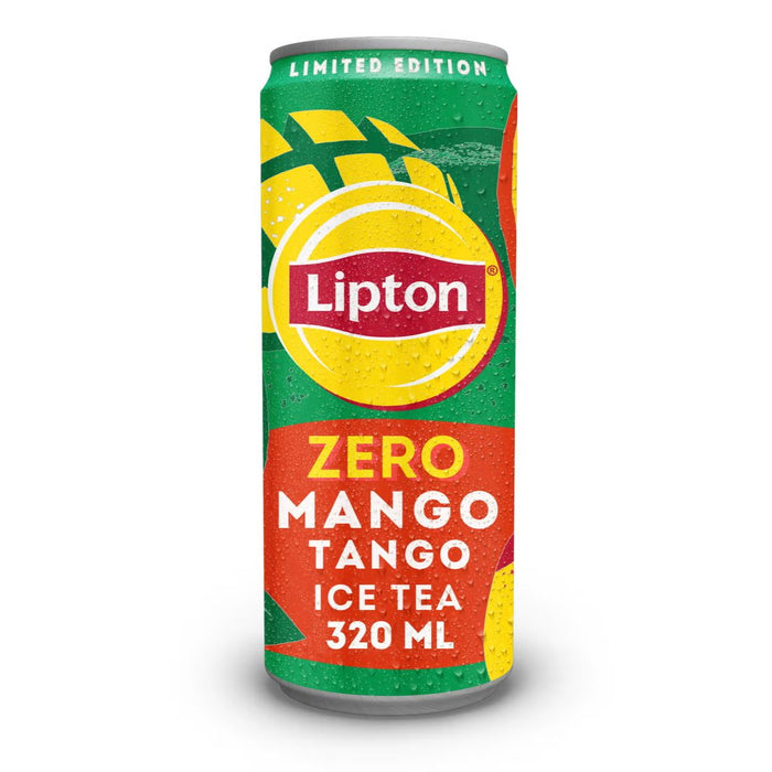 Lipton Mango Tango Ice Tea, Zero Sugar Soft Drink - 24 X 320ML | Addtocart Dubai UAE