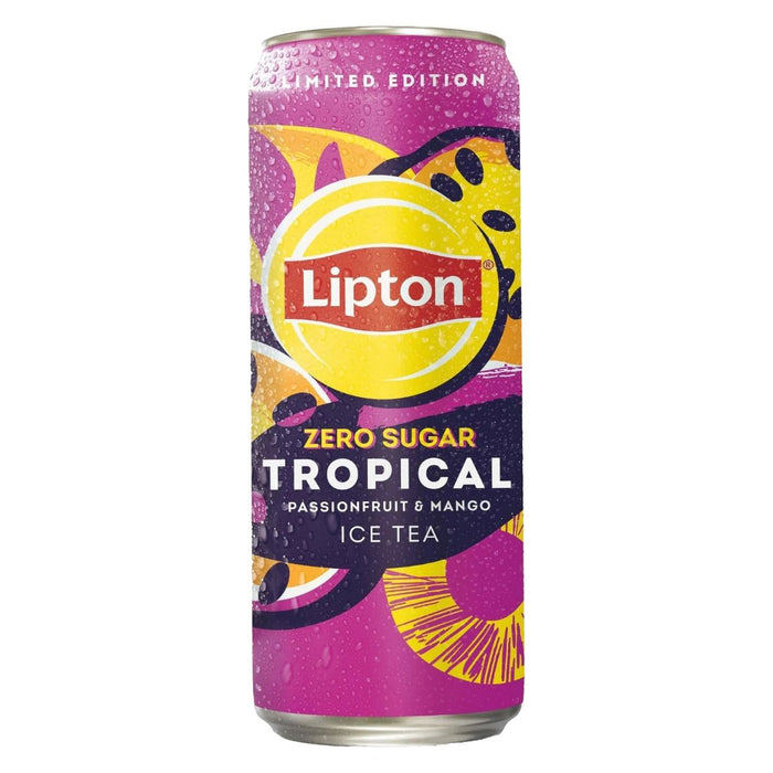 Lipton Tropical Passionfruit & Mango Ice Tea - 24 X 320ML | Addtocart Dubai UAE