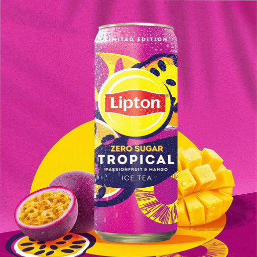 Lipton Tropical Passionfruit & Mango Ice Tea - 24 X 320ML — additional view | Addtocart Dubai UAE
