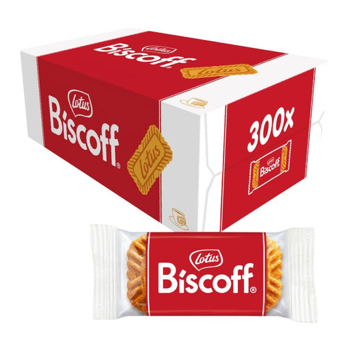 Lotus Biscoff Wrapped Biscuits, 313G - 1 Carton of 300 Pieces | Addtocart Dubai UAE