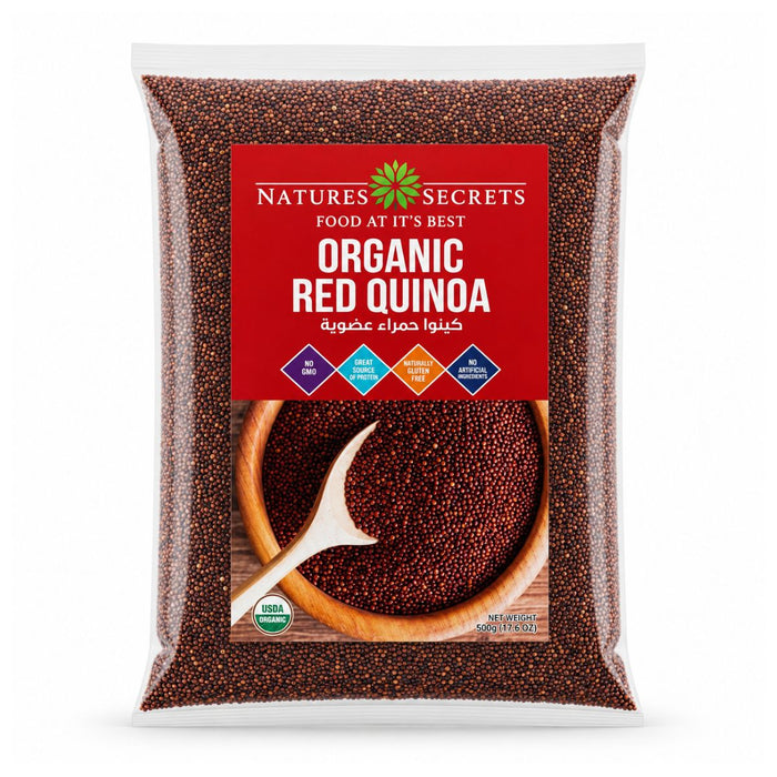Natures Secrets Red Organic Quinoa - 500G | Addtocart Dubai UAE