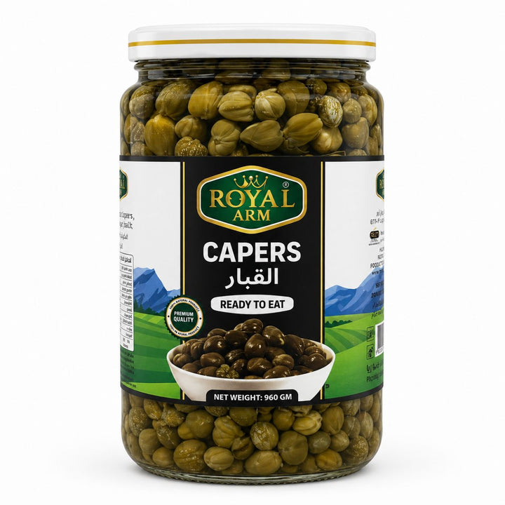Royal Arm Capers in Brine, Spain - 960G | Addtocart Dubai UAE