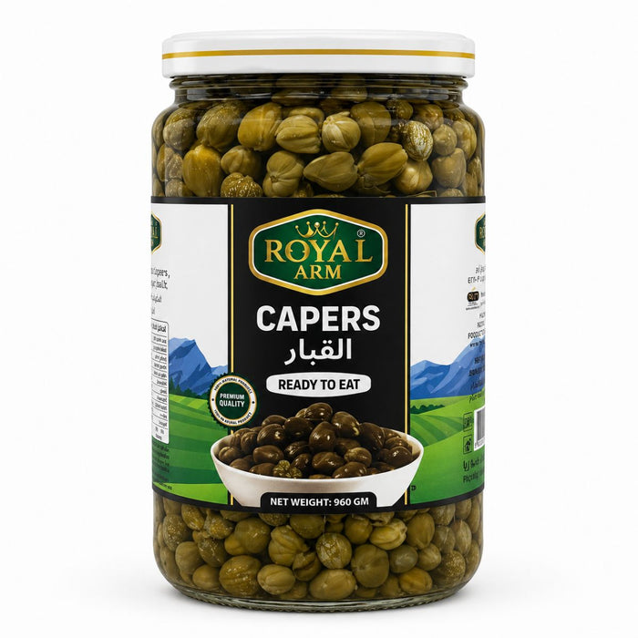 Royal Arm Capers in Brine, Spain - 960G | Addtocart Dubai UAE