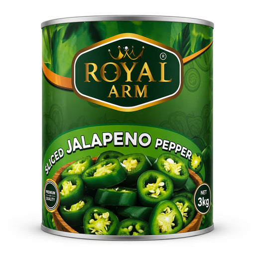 Royal Arm Sliced Jalapeno Pepper - 3KG | Addtocart Dubai UAE