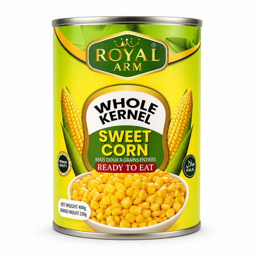 Royal Arm Whole Kernel Sweet Corn - 400G | Addtocart Dubai UAE