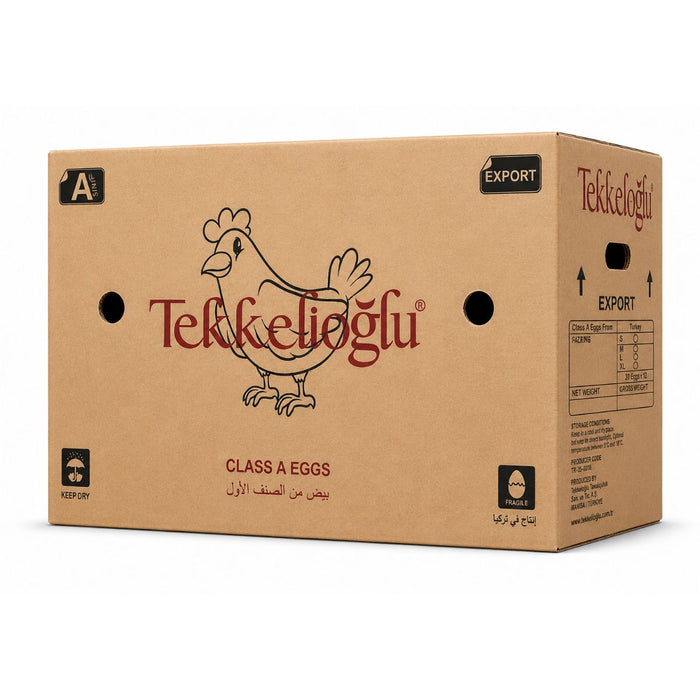 Tekkeliogfu LARGE Fresh Eggs, 1 Carton of 12 Trays, 360 Eggs - 12 X 30PC | Addtocart Dubai UAE