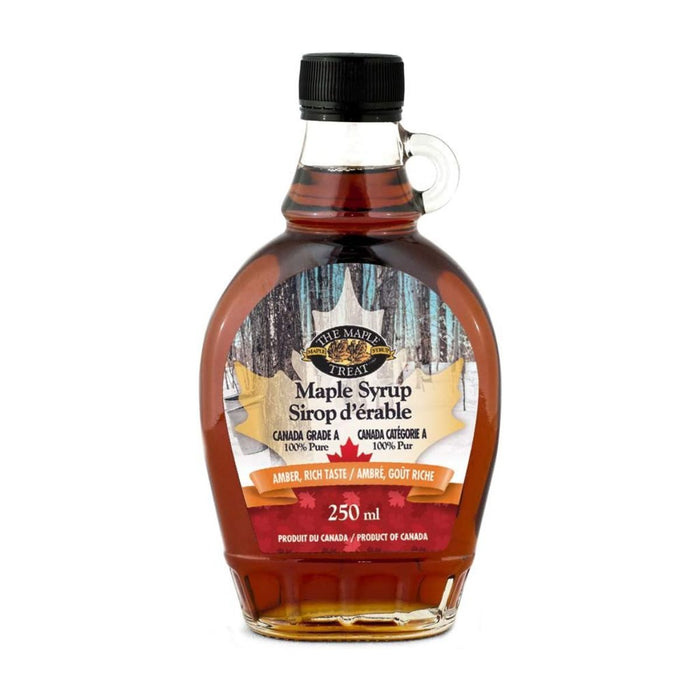 The Maple Treat Pure Maple Syrup, Amber, Grade A, Canada - 250ML | Addtocart Dubai UAE