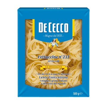 DeCecco Fettuccine #233 Pasta, Italy - 500G
