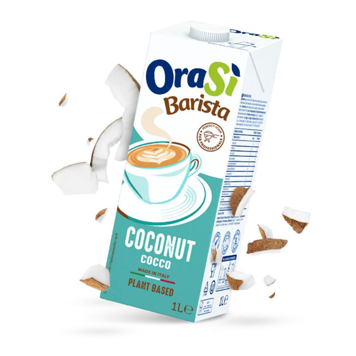 Orasi Coconut Barista, Plant Based Milk, Italy - 12 X 1 LTR | 2 Day Lead Time