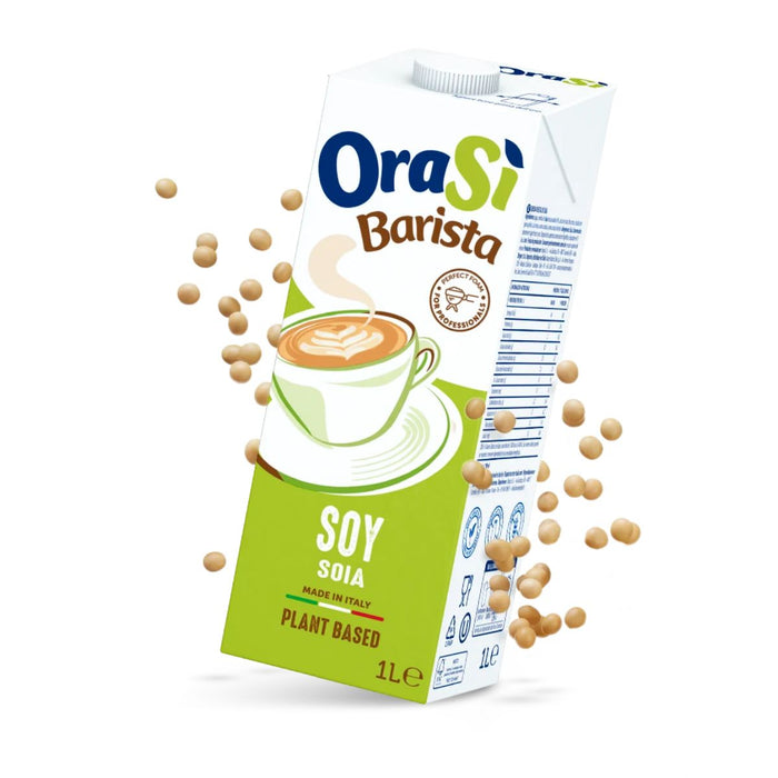 Orasi Soy Barista, Plant Based Milk, Italy - 12 X 1LTR || 2 Day Lead Time