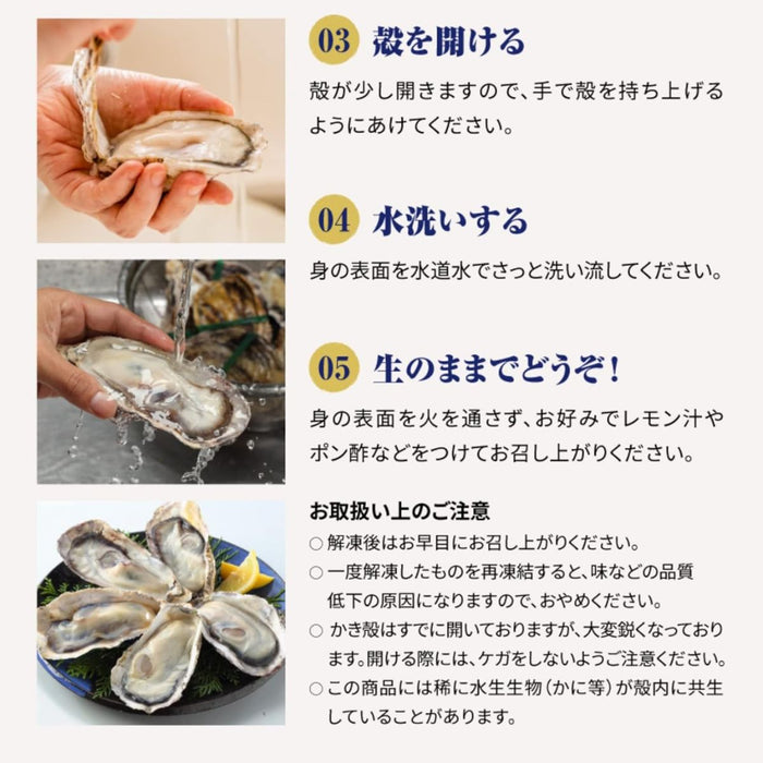 Kunihiro oysters pack detail UAE