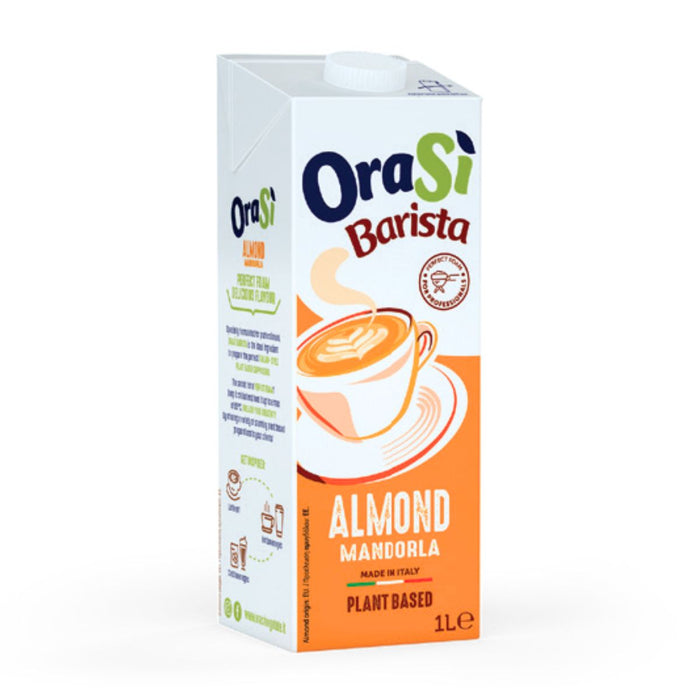 Orasi Almond Barista, Plant Based Milk, Italy - 12 X 1LTR | 2 Day Lead Time