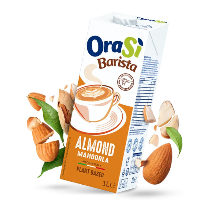 Orasi Almond Barista, Plant Based Milk, Italy - 12 X 1LTR | 2 Day Lead Time